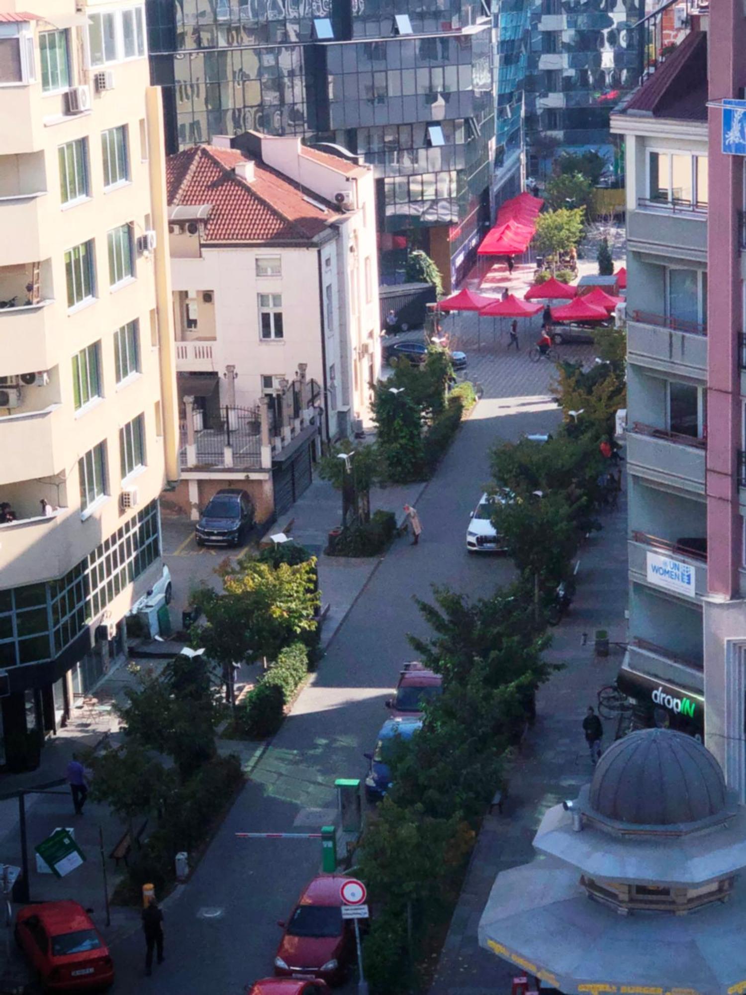 Hotel Room City Square With Great View No Parking Skopie Exterior foto